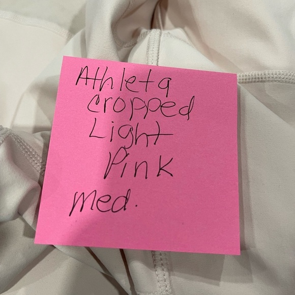 Athleta Med light pink NWOT, so comfortable and soft. - Picture 4 of 11